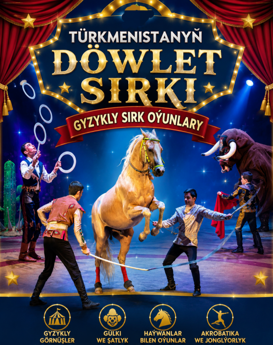 Täzeden täze sirk çykyşlary